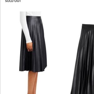 J Crew Faux Leather Skirt
